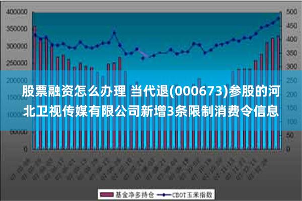 股票融资怎么办理 当代退(000673)参股的河北卫视传媒有限公司新增3条限制消费令信息