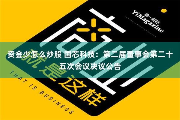 资金少怎么炒股 国芯科技：第二届董事会第二十五次会议决议公告