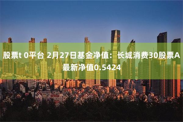 股票t 0平台 2月27日基金净值：长城消费30股票A最新净值0.5424